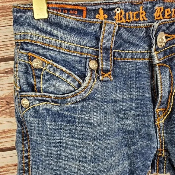 Rock Revival 26x31 Patti Bootcut Denim Jeans - Picture 4 of 12